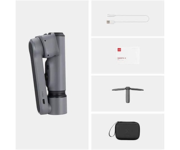 Zhiyun Smooth X Combo Kit with Mini Tripod and Pouch 2-Axis Smartphone Gimbal Stabilizer 