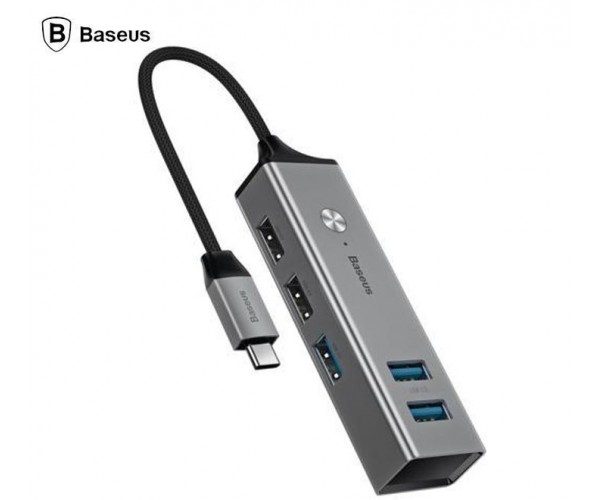 Baseus CAHUB-D0G Type-C To USB 3.0 X3 USB 2.0 X2 Cube Hub