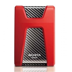 Adata HD 650 Drop Tested 1TB External HDD Red / Black