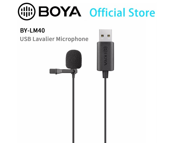 BOYA BY-LM40 USB lavalier microphone