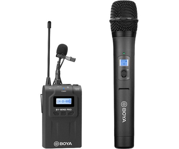 BOYA BY-WM8 PRO-K3 Camera-Mount Wireless Handheld Microphone System