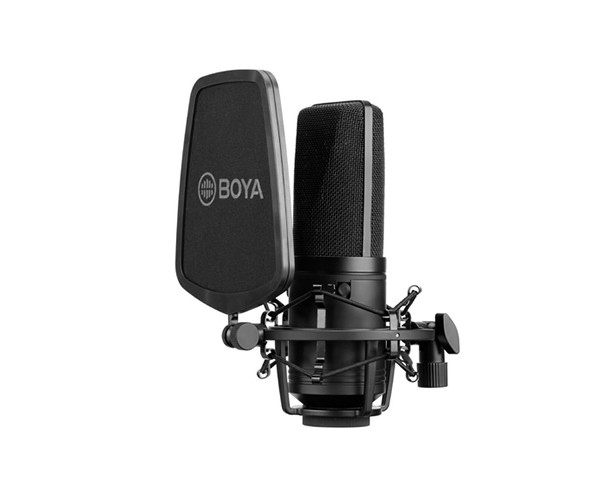 BOYA BY-M1000 Large-Diaphragm Multi-Pattern Condenser Studio Microphone