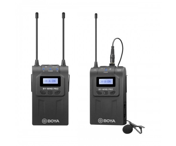 Boya BY-WM8 Pro-K1 UHF Dual Channel Wireless Microphone System