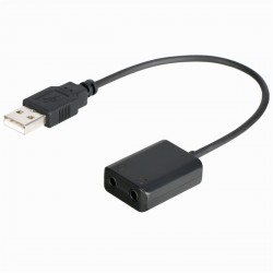BOYA EA2L 3.5mm Microphone to USB Sound Adapter Cable