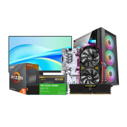 AMD Ryzen 5 4500 Processor WD 250GB SSD RX 6500 XT Navi 8G 8GB DDR4