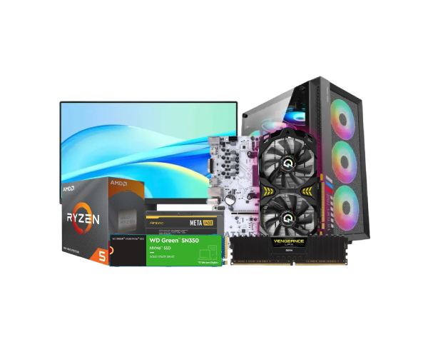 AMD Ryzen 5 4500 Processor WD 250GB SSD RX 6500 XT Navi 8G 8GB DDR4