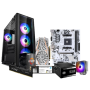 AMD Ryzen 5 5600 Processor BATTLE-AX B550M-T PRO V14 M.2 500GB SSD 16GB RAM RX 5500 XT 8G GDDR6 Graphics Card