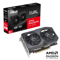 ASUS Dual Radeon RX 7600 V2 OC Edition 8GB GDDR6 Graphics Card