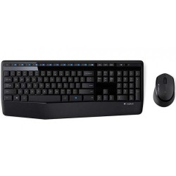 LOGITECH WIRELESS COMBO MK345 WITH FULL-SIZE KEYBOARD AND RIGHT-HANDED MOUSE