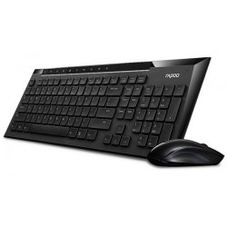 RAPOO 8200P 5G MULTIMEDIA PROGRAMMABLE WIRELESS KEYBOARD AND MOUSE COMBO