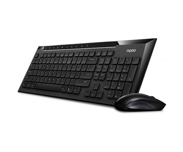 RAPOO 8200P 5G MULTIMEDIA PROGRAMMABLE WIRELESS KEYBOARD AND MOUSE COMBO