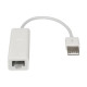 Apple USB Male to LAN Female White Converter