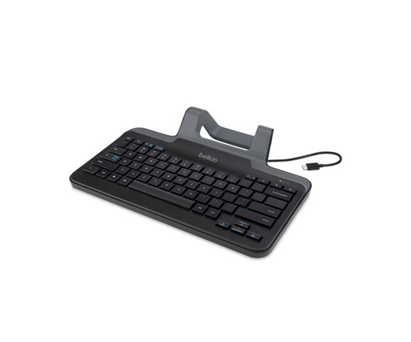 Belkin Wired Tablet Keyboard with Stand and USB-C Connector