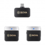 Boya BY-M1V4 2.4GHz Dual-Channel Wireless Microphone System For Android Device
