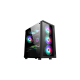  Carbono CG02XZ M-ATX Mid Tower Gaming Case (Black)