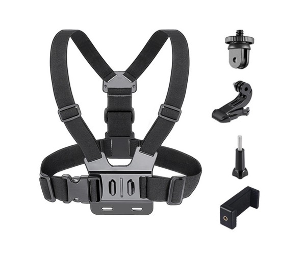 Chest Mount Harness For Gopro And Action Cameras ,Mobile phone