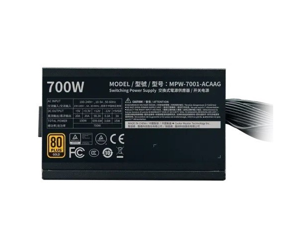 Cooler Master G700 Gold 700W 80 Plus Gold Power Supply