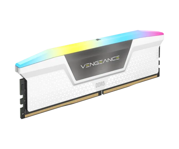 Corsair VENGEANCE RGB 16GB DDR5 6000MHz RAM White