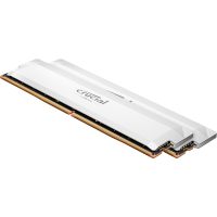 Crucial Pro DDR5-6400 32GB Kit (16GBx2) UDIMM: OC Gaming Memory White