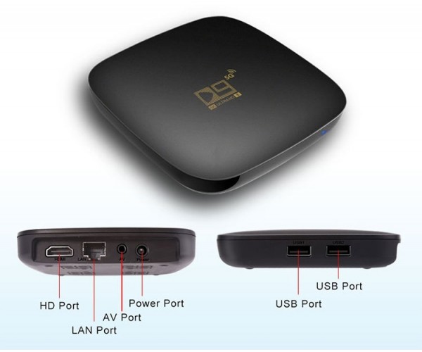 D9-5G 4K Ultra HD Android TV Box