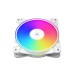 DEEPCOOL CF120 PLUS WHITE 120MM PWM ARGB CABINET FAN TRIPLE PACK