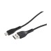 Energizer USB Male to USB Type-C, 1.2 Meter, Black Charging & Data Cable