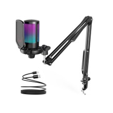 FIFINE AmpliGame A6T RGB USB Condenser Microphone With Boom Arm