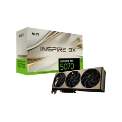 MSI GeForce RTX 5070 12G INSPIRE 3X OC 12GB Graphics Card