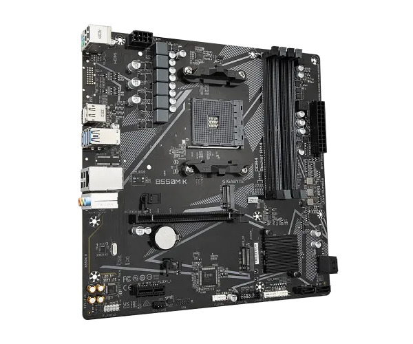 Gigabyte B550M K AMD AM4 Micro ATX Motherboard