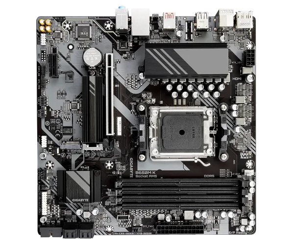 GIGABYTE B650M K AMD AM5 Micro-ATX Motherboard