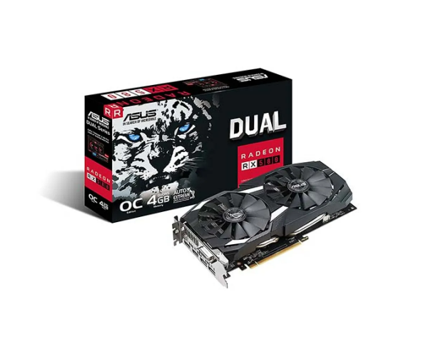 Asus Dual Series Radeon RX 580 OC Edition 4GB Graphics Card