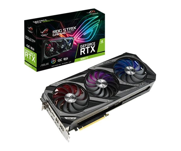 ASUS ROG Strix GeForce RTX 3060 Ti OC 8G Gaming Graphics Card