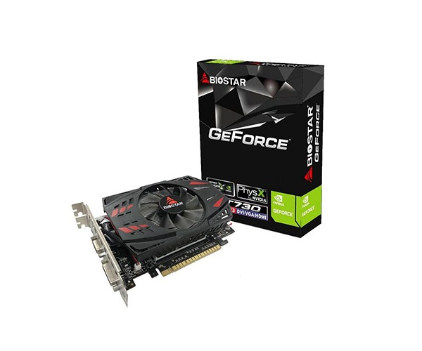 BIOSTAR GeForce GT730 2GB SDDR5 Graphics Card
