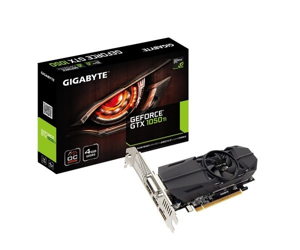 Gigabyte GeForce GTX 1050 TI OC Low Profile 4GB GDDR5 Graphics Card (1 year warranty)