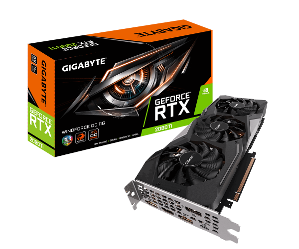 Gigabyte GeForce RTX 2080 Ti WINDFORCE OC 11GB Graphics Card