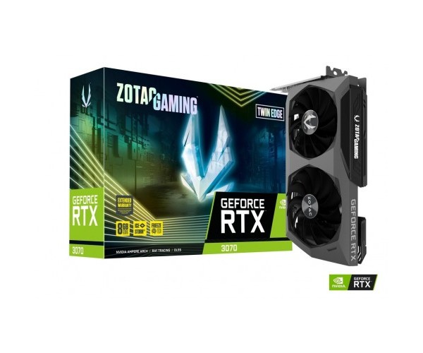 ZOTAC GAMING GeForce RTX 3070 Twin Edge 8GB GDDR6 Graphics Card