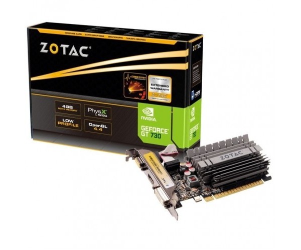 ZOTAC GeForce GT 730 Zone Edition 4GB DDR3 Graphics Card