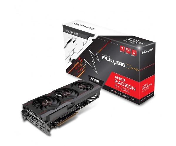 Sapphire PULSE AMD Radeon RX 6800 Gaming 16GB GDDR6 Graphics Card