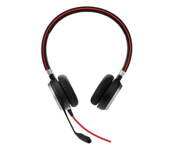 Jabra Evolve 40 MS/UC DUO Dual Ear Noise Canceling USB Headphone