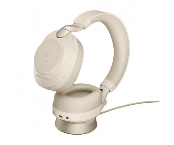 Jabra Evolve2 85 MS DUO Noise Canceling Wireless Headphone with Stand