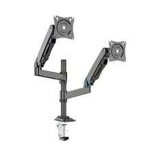 Kaloc KLC-DH200 Adjustable Double Arm Flexi Monitor Desktop Mount Stand