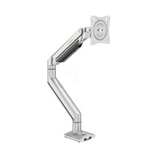 Kaloc KLC-DS150 17-35 inch Silver Adjustable Single Arm Monitor Desktop Mount Stand