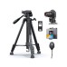 Kingjoy VT-860 Black Lightweight Flip Lock Video Tripod