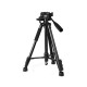 Kingjoy VT-860 Black Lightweight Flip Lock Video Tripod