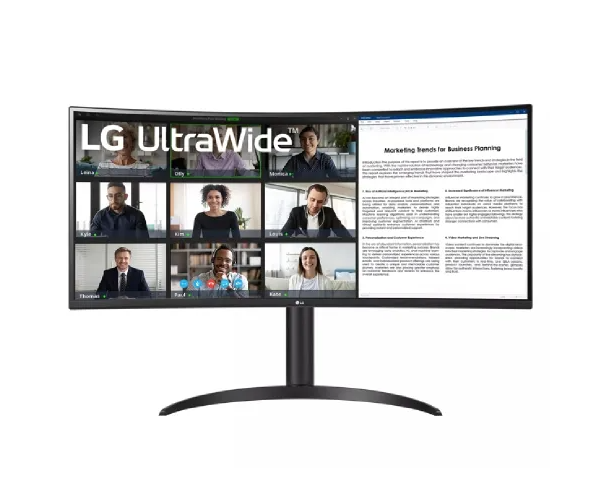 LG 34WR55QC-B 34" WQHD UltraWide 100Hz Curved Monitor