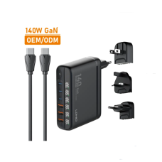 LDNIO A6140C 140W Fast Charging 6 USB Ports LED Display