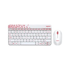  Logitech MK240 NANO Mouse and Keyboard Combo (white)