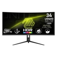 MSI MAG 342CQR E2 34 Inch UWQHD 180Hz VA Curved Gaming Monitor