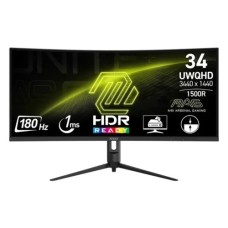 MSI MAG 342CQR E2 34 Inch UWQHD 180Hz VA Curved Gaming Monitor