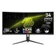 MSI MAG 342CQR E2 34 Inch UWQHD 180Hz VA Curved Gaming Monitor
